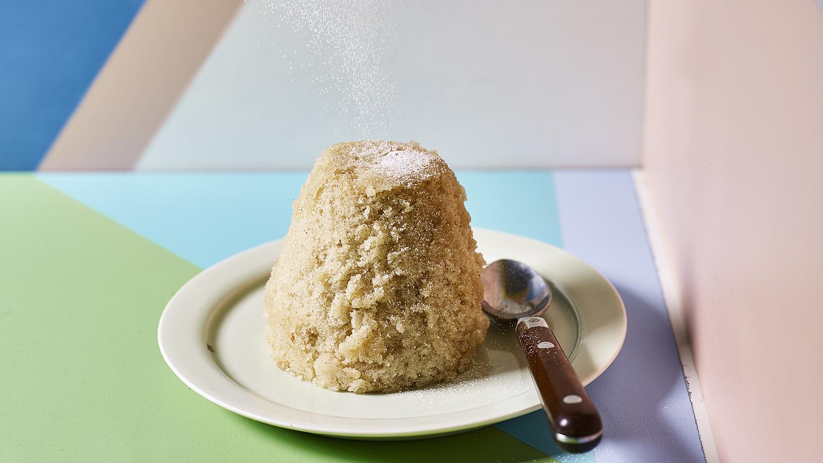 Pineapple upside-down mug cake