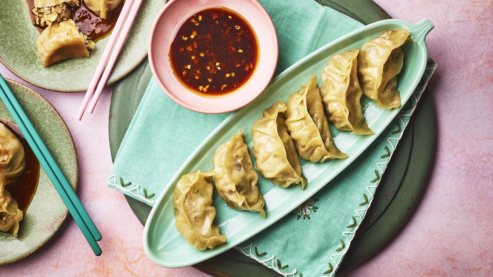 Pork and cabbage dumplings 