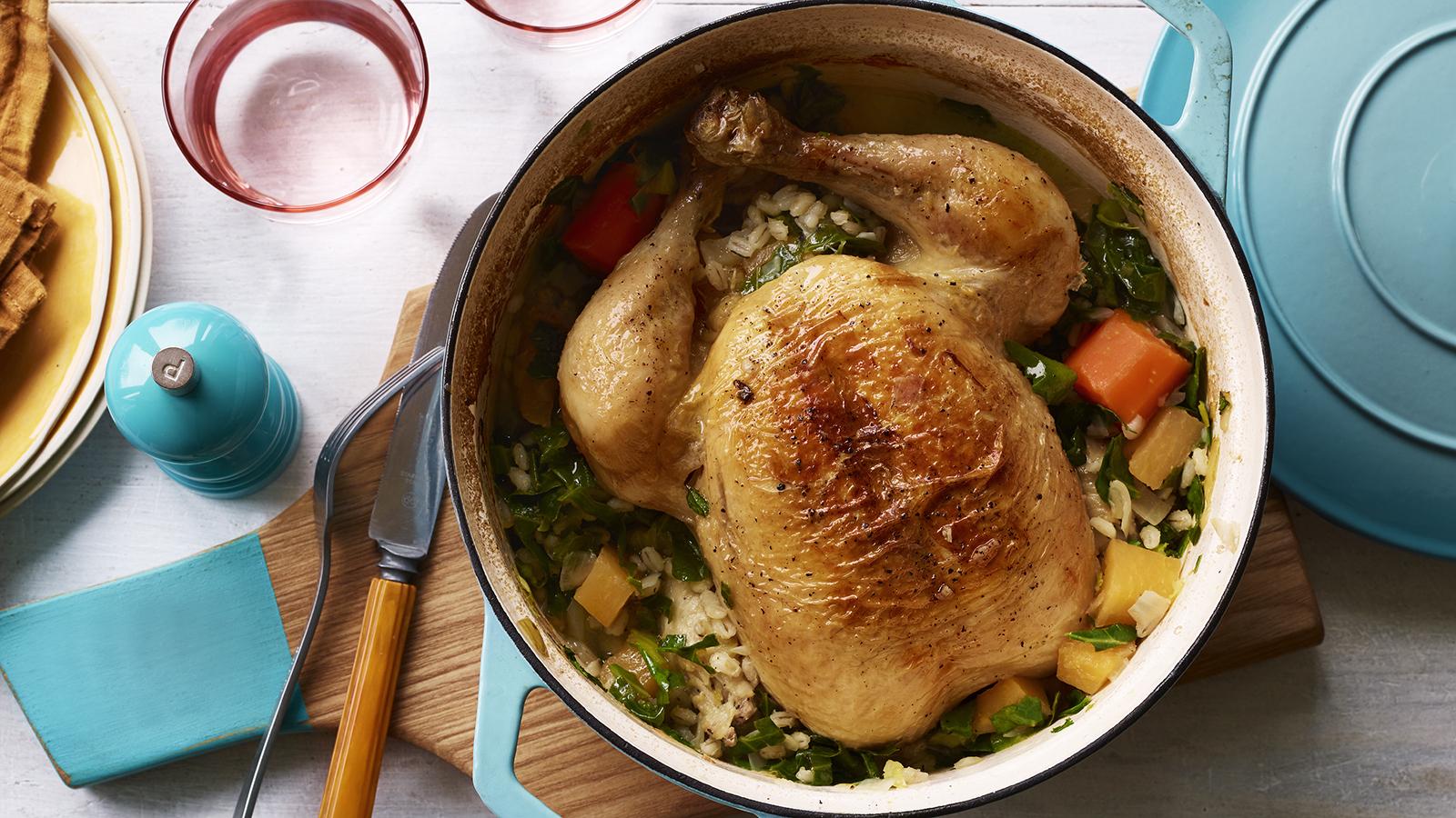 Pot-roast chicken recipe - BBC Food
