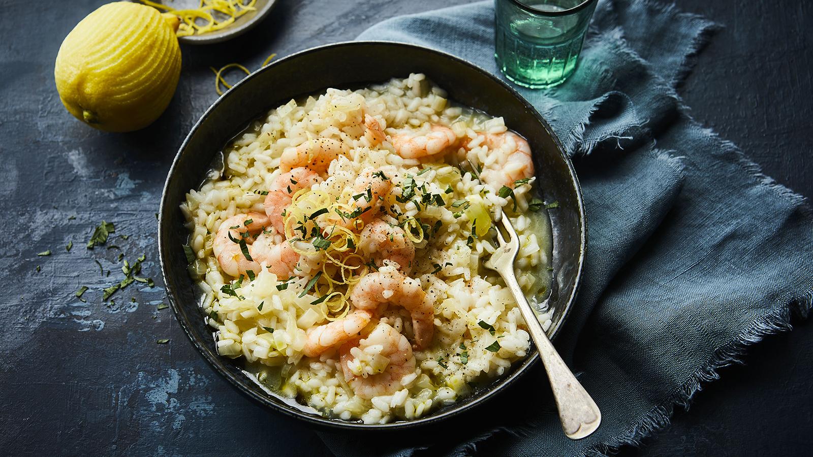 Prawn risotto