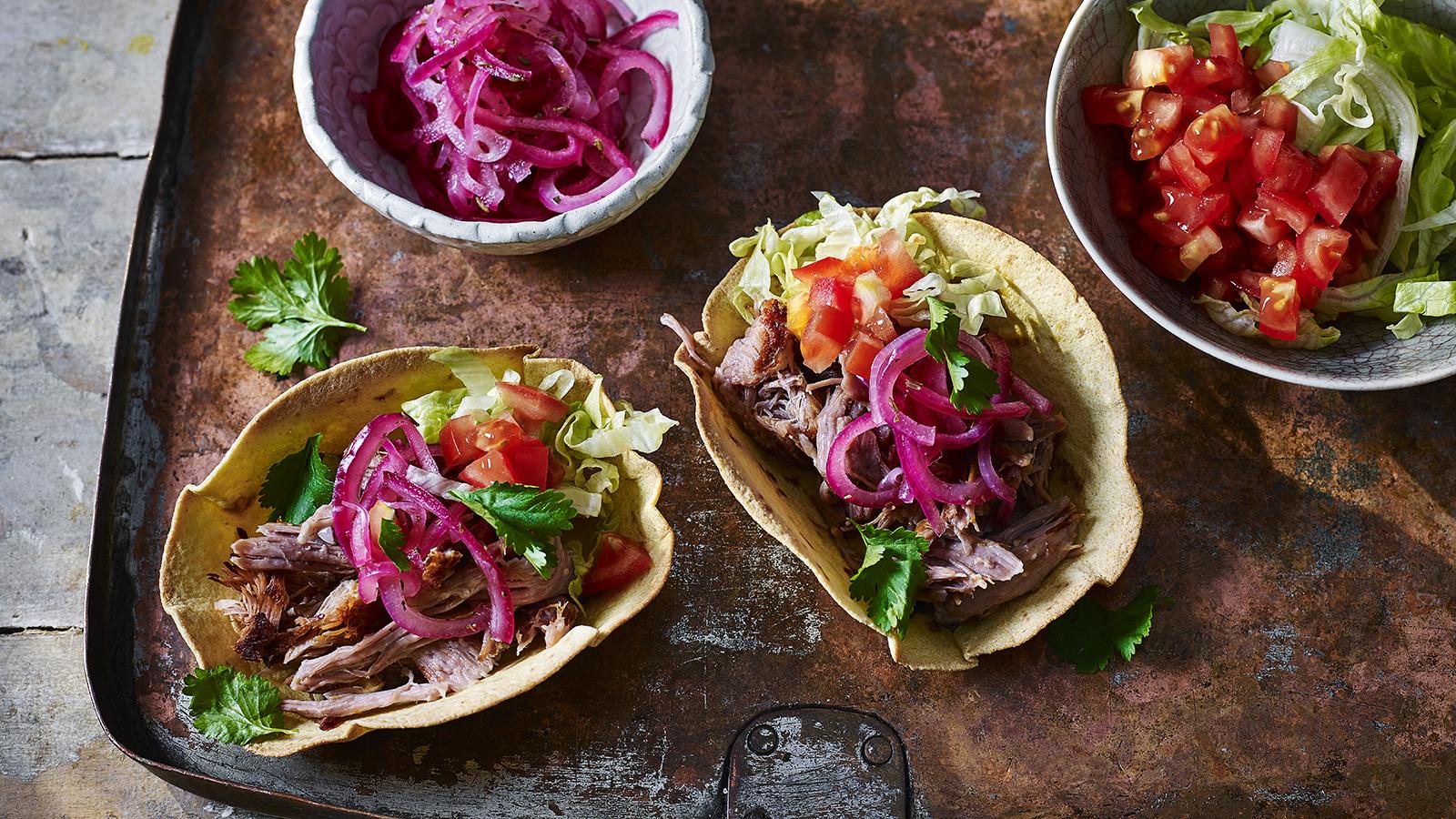 Pulled pork tacos