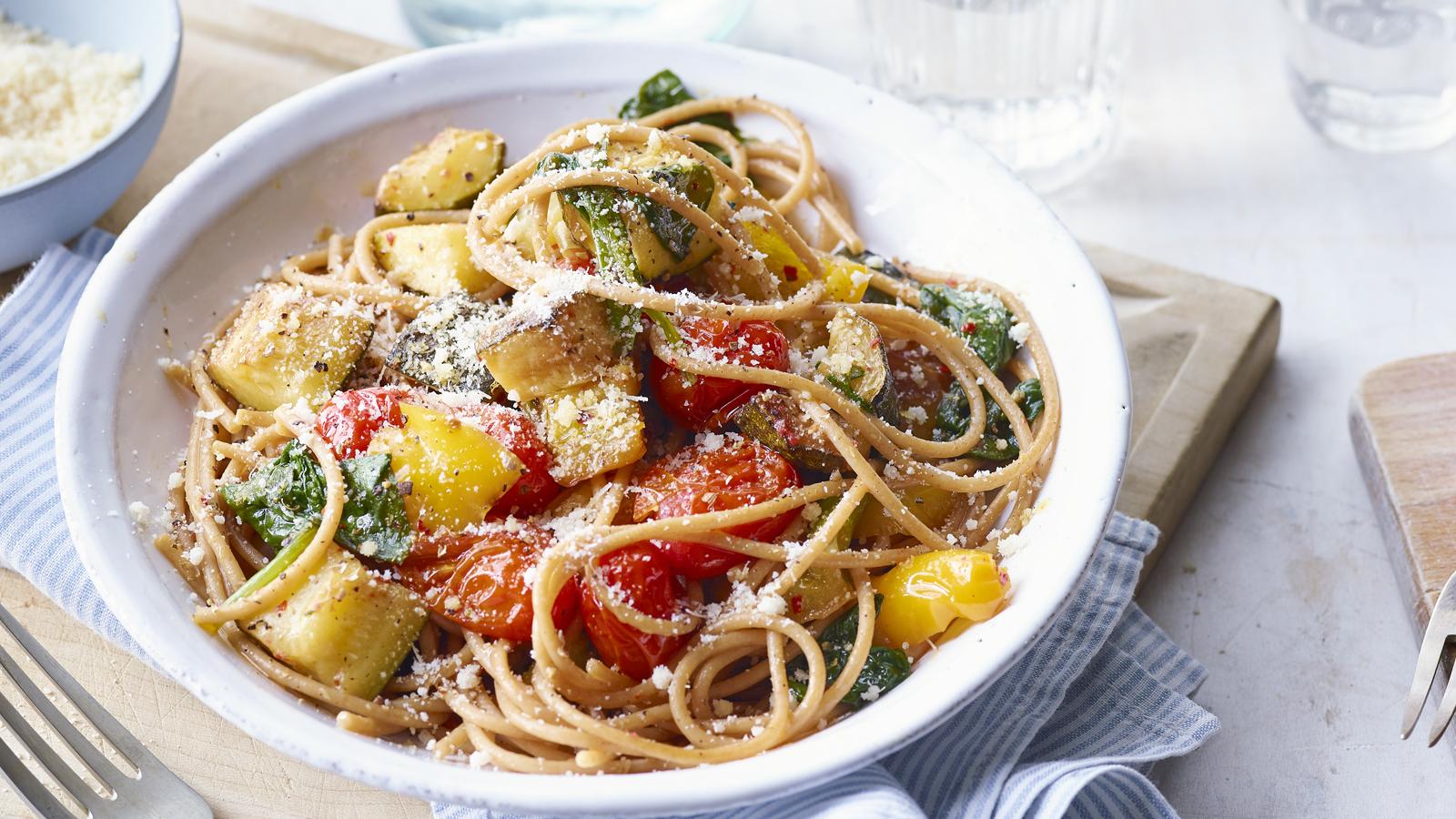 Quick vegetable pasta 