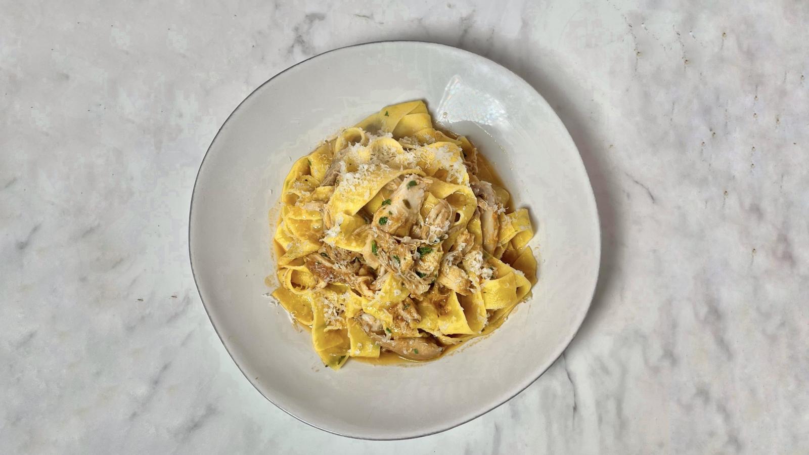 Rabbit pappardelle