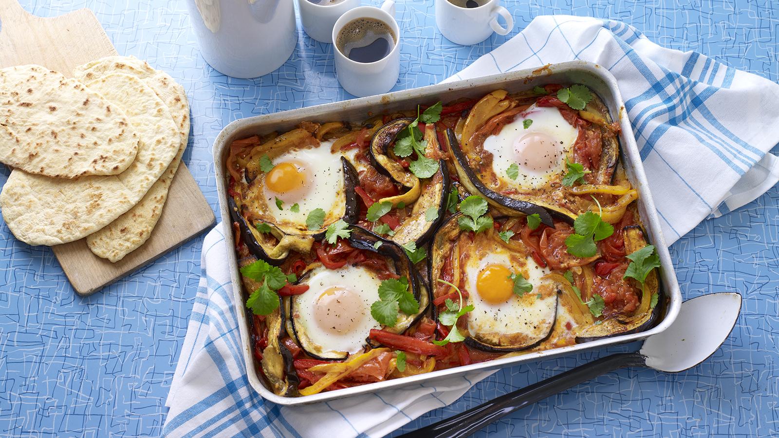 Shakshuka traybake