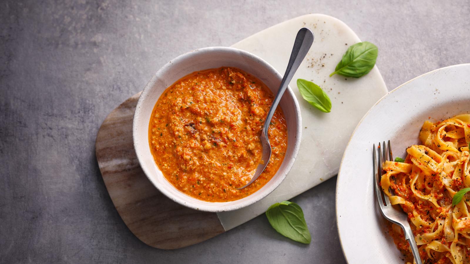 Red pesto recipe BBC Food