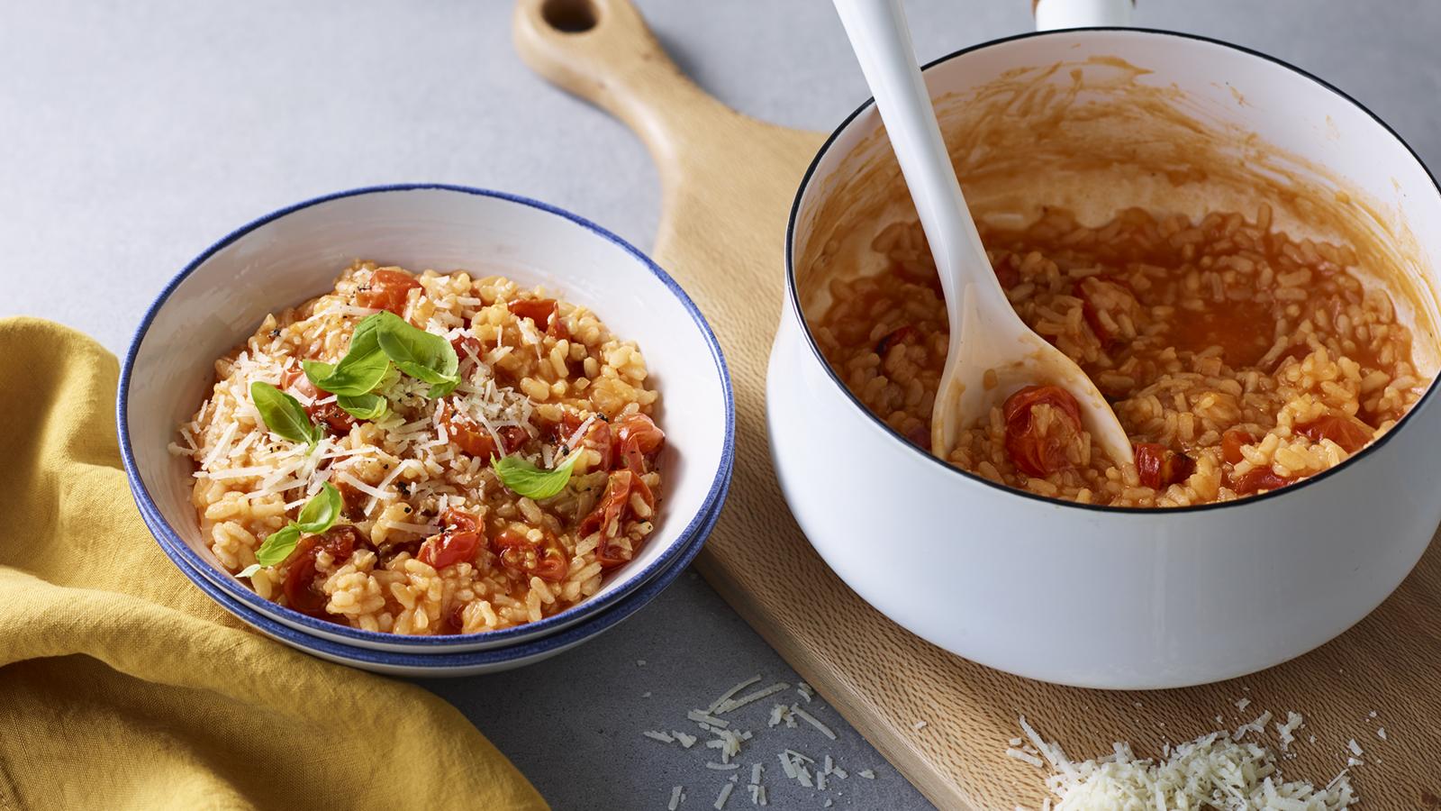 Roast tomato risotto