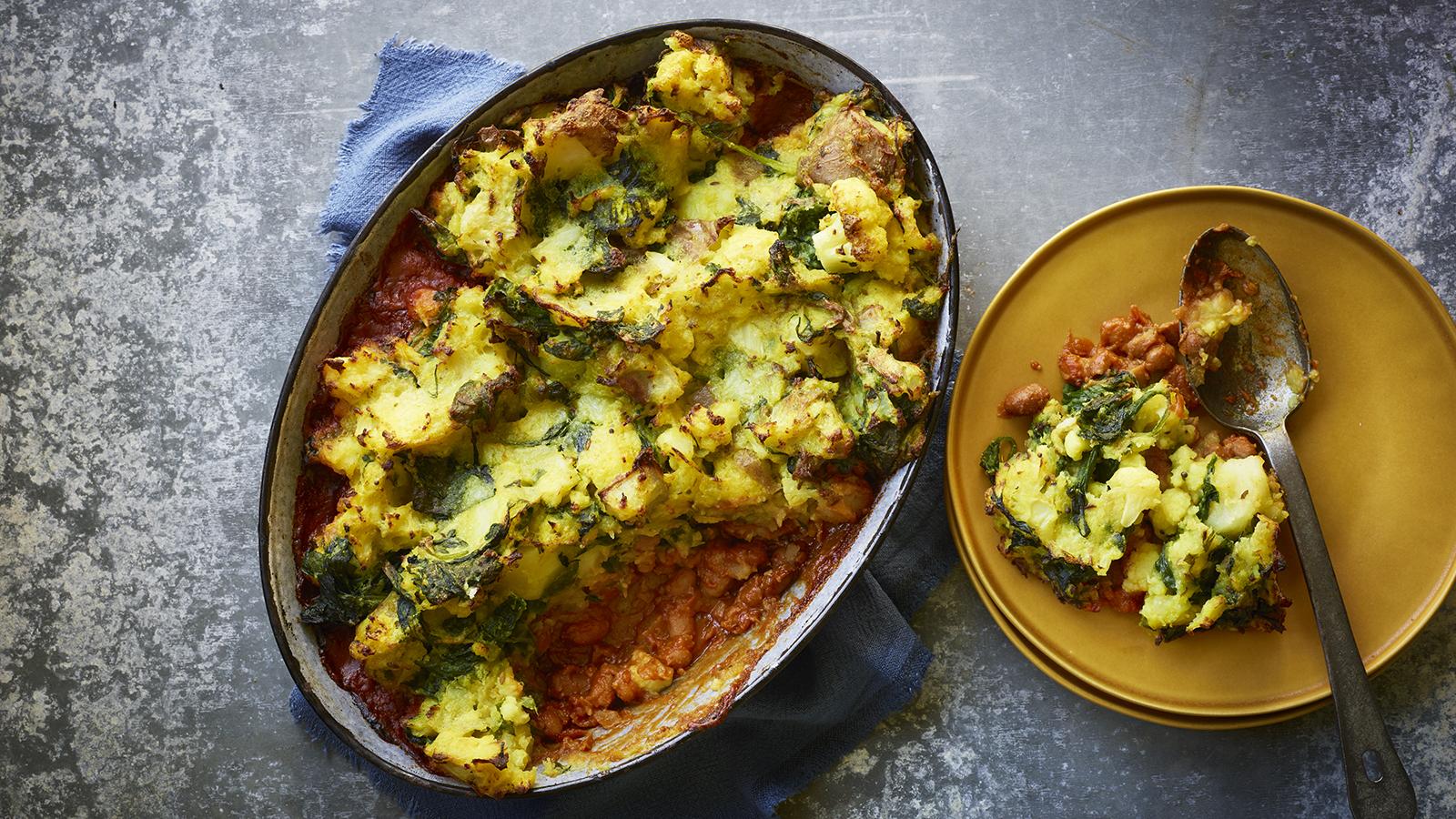 Saag Aloo Shepherd S Pie Recipe Bbc Food