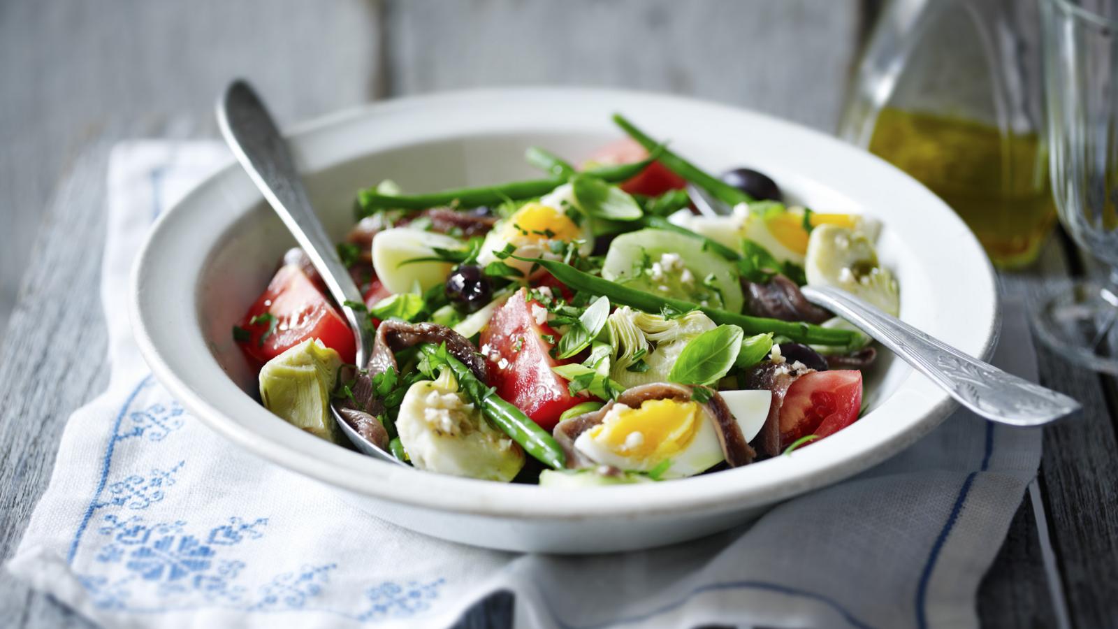 Anchovy salade Niçoise