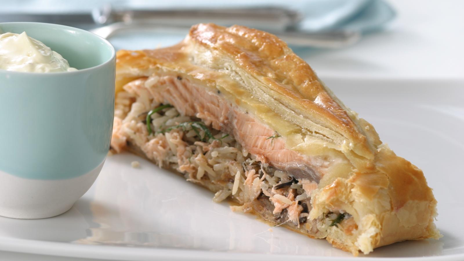 Stuffed Fish in Pastry