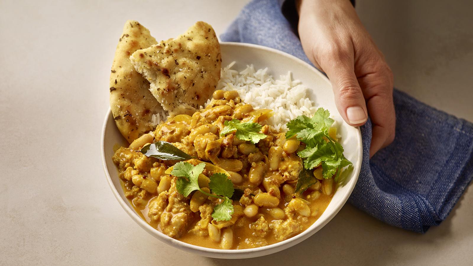 Sausage and bean curry