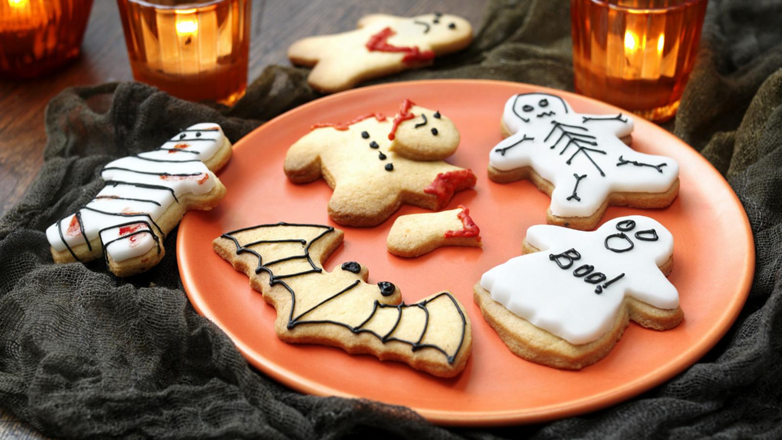 Scary Halloween cookies recipe BBC Food