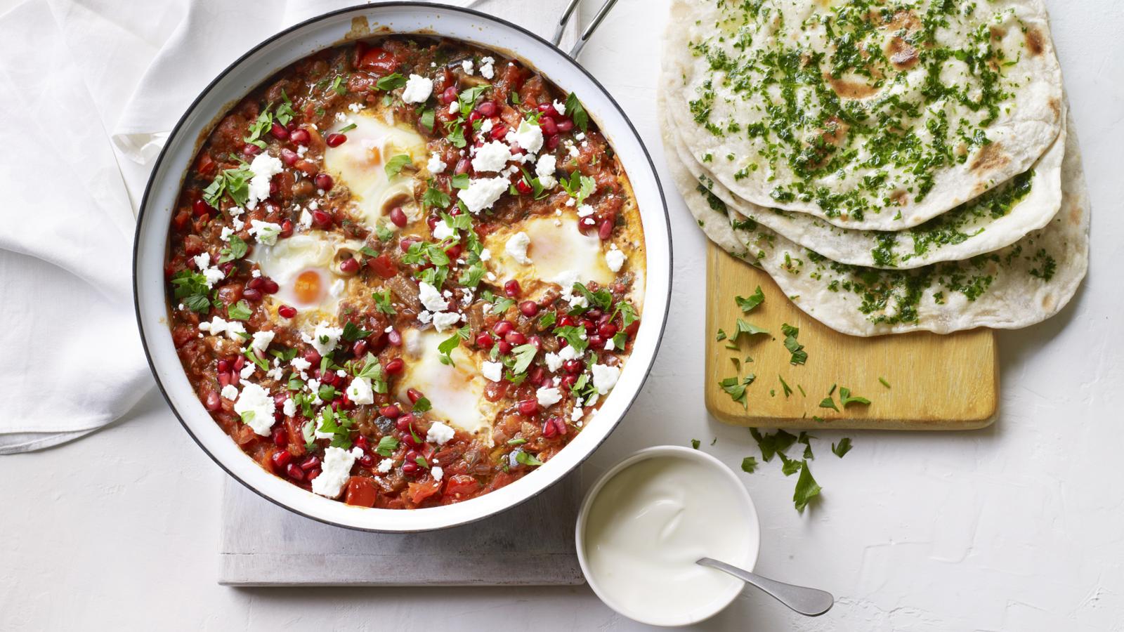 Chorizo Shakshuka With Flatbreads Recipe - BBC Food