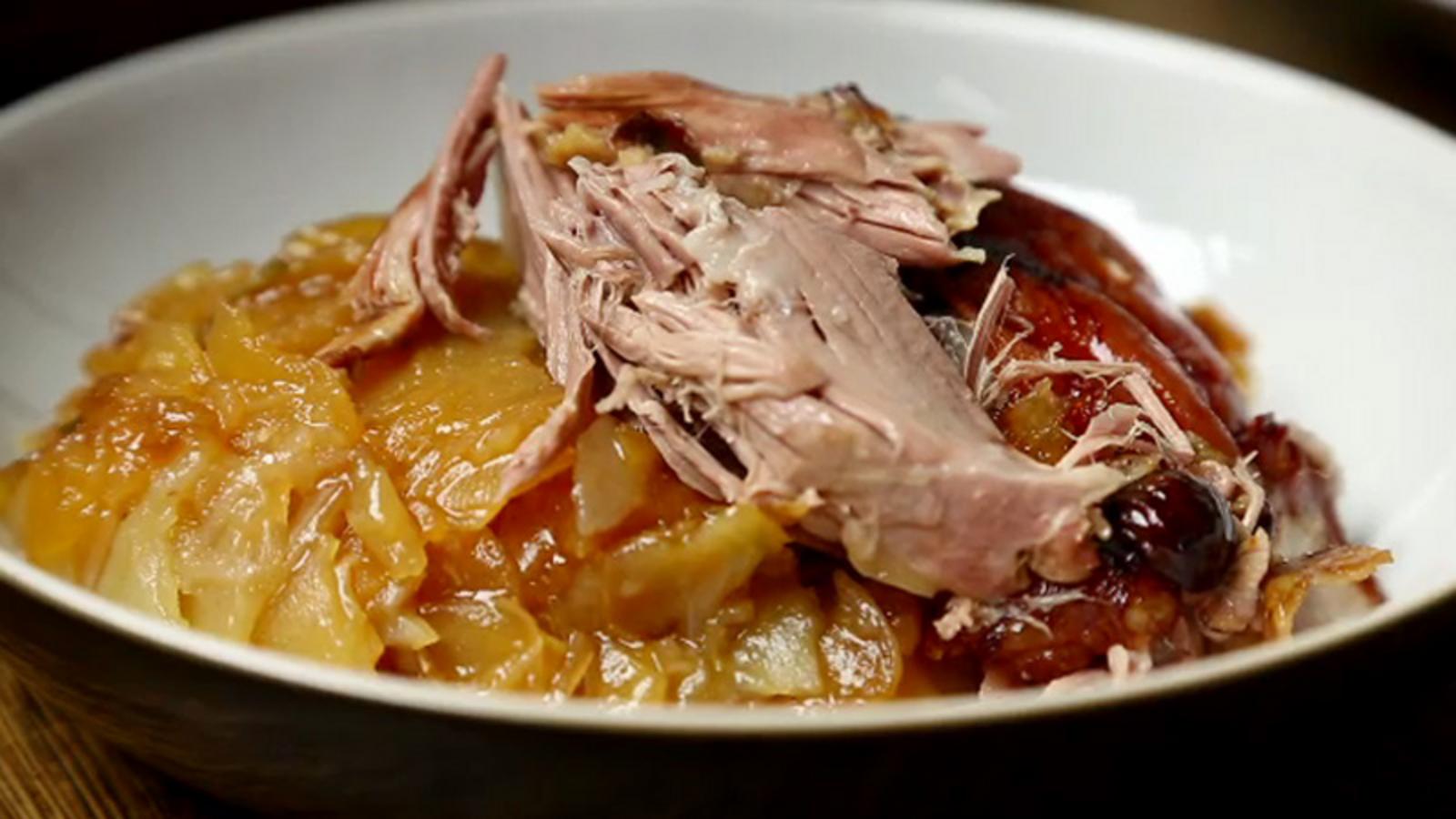 Tom Kerridge's slowcooked lamb shoulder recipe BBC Food