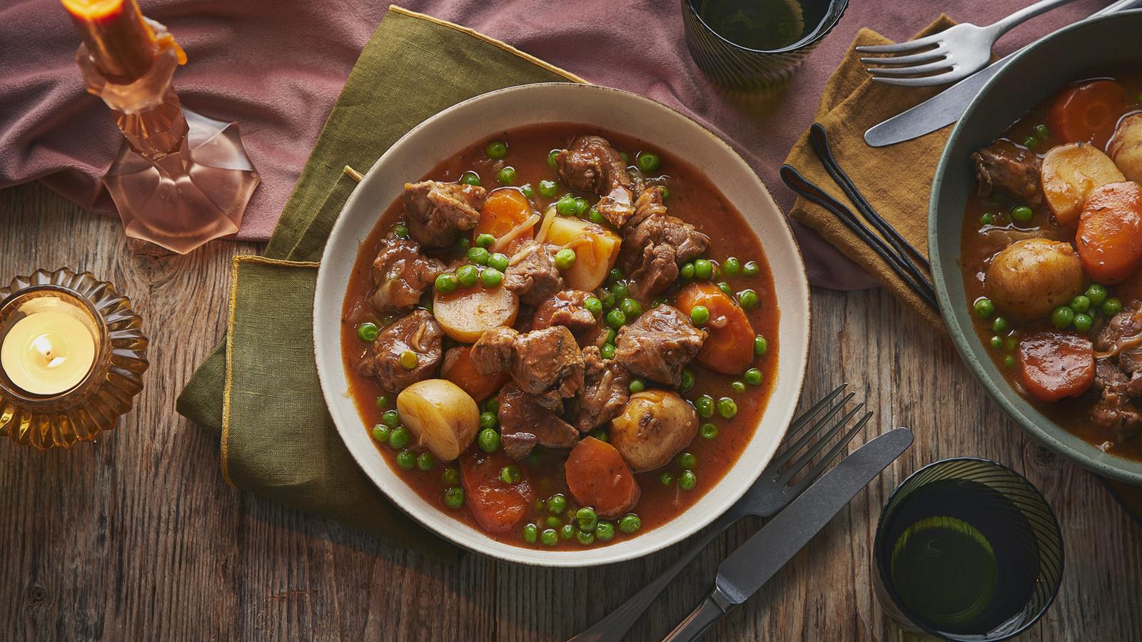 Slow cooker lamb stew