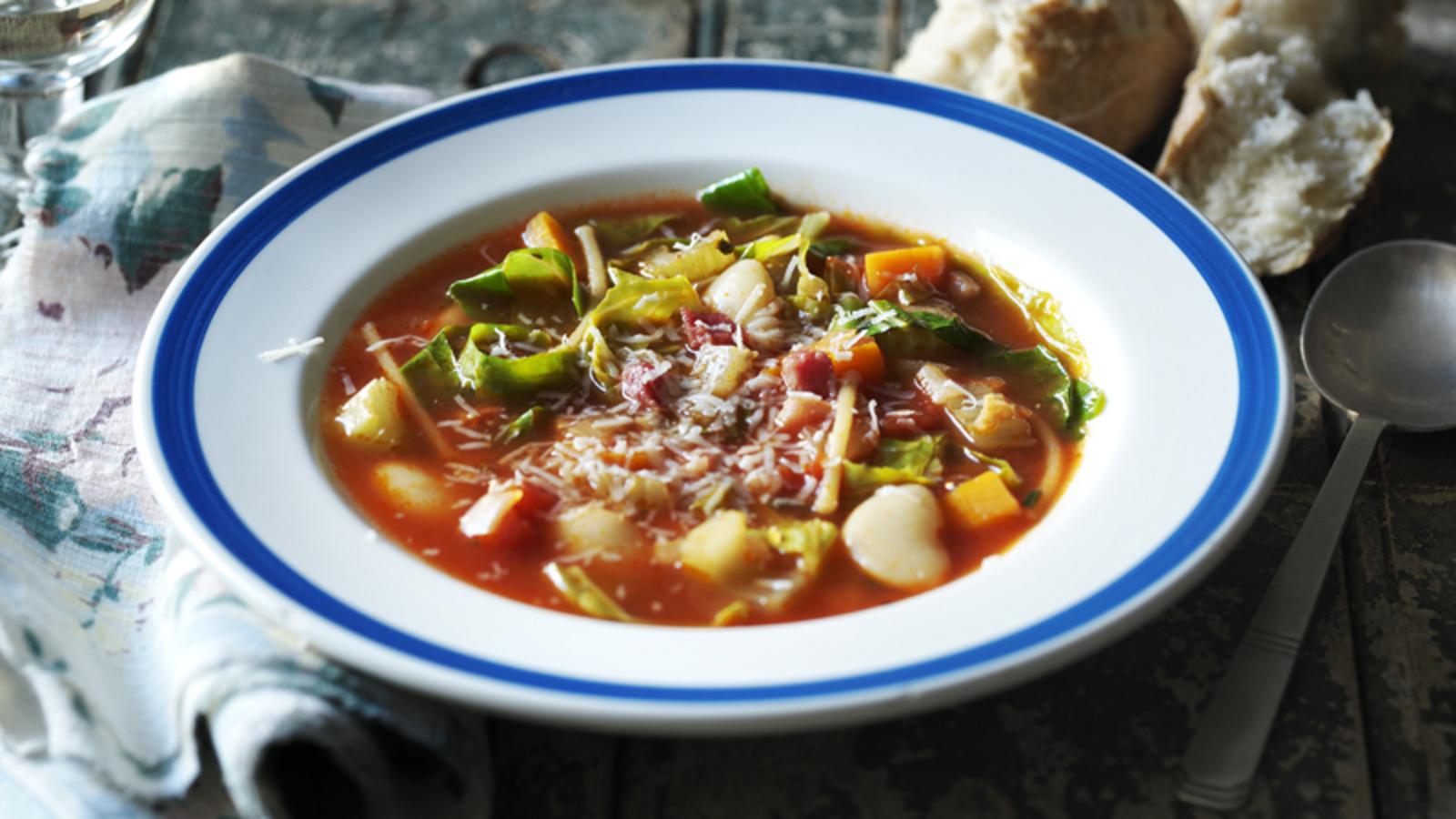 Slow Cooker Minestrone Recipe - BBC Food