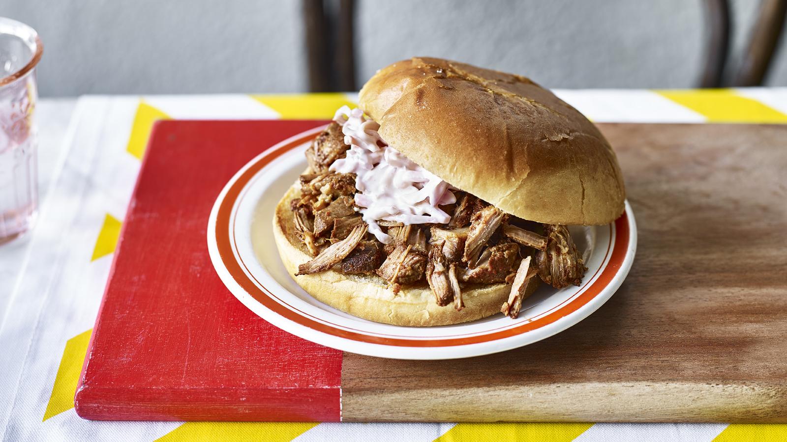 Easy slow cooker pulled pork recipe BBC Food
