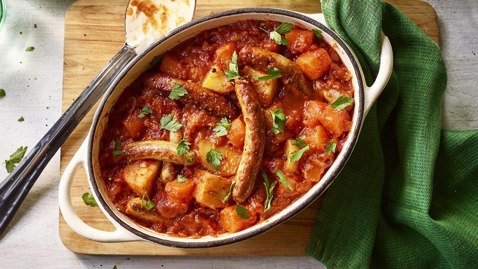 Slow cooker sausage casserole recipe - BBC Food