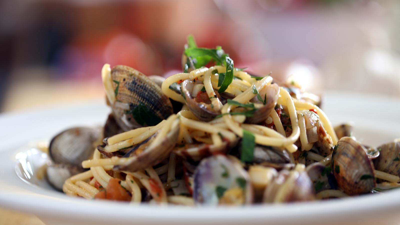Spaghetti with clams recipe BBC Food