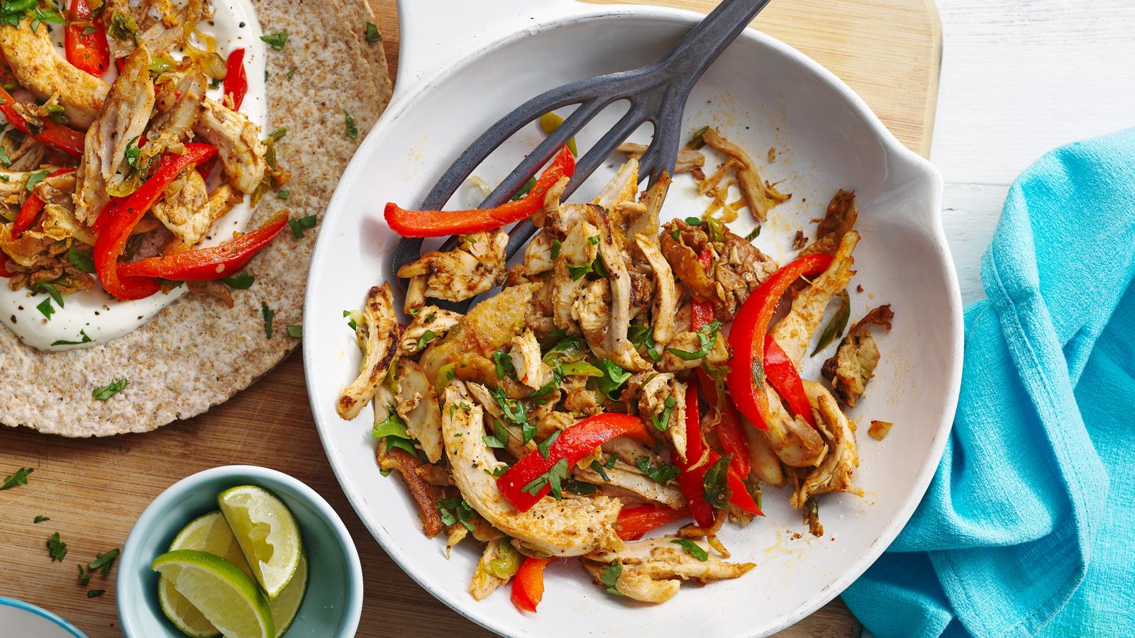 Kidney bean fajitas recipe BBC Food