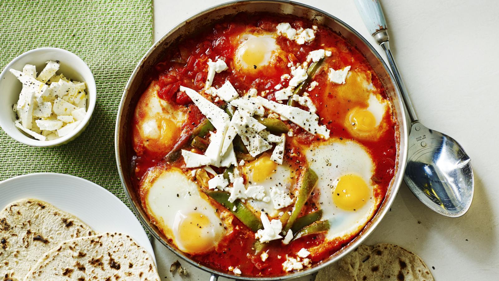 Spiced North African-style eggs recipe - BBC Food