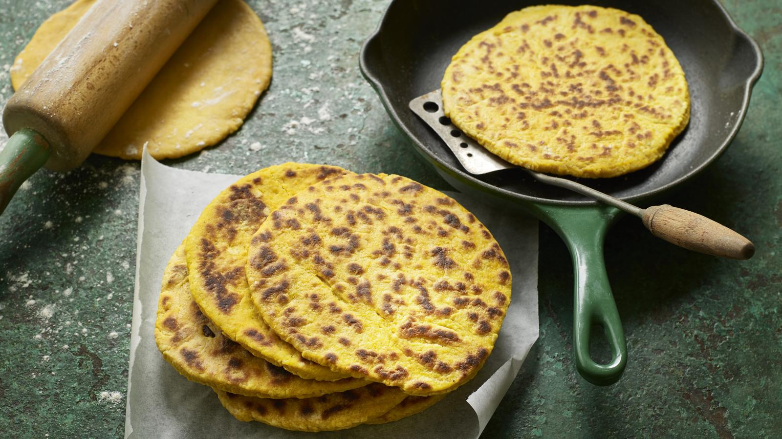 Sweet potato roti