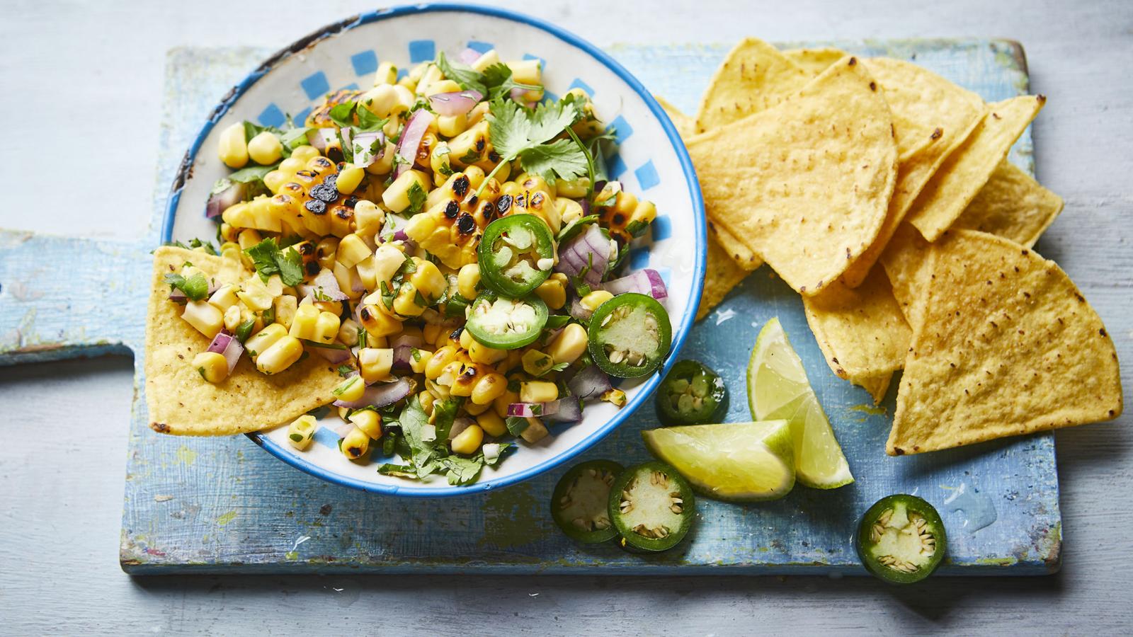 Sweetcorn salsa recipe - BBC Food