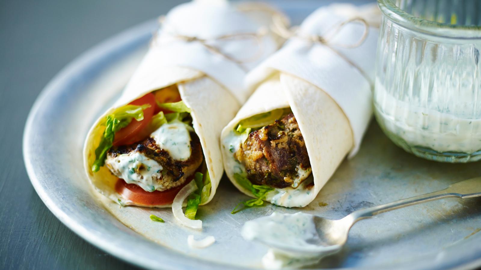 Tandoori lamb wrap recipe - BBC Food