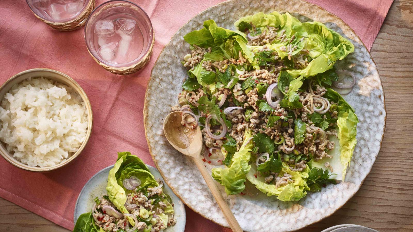 Thai pork larb