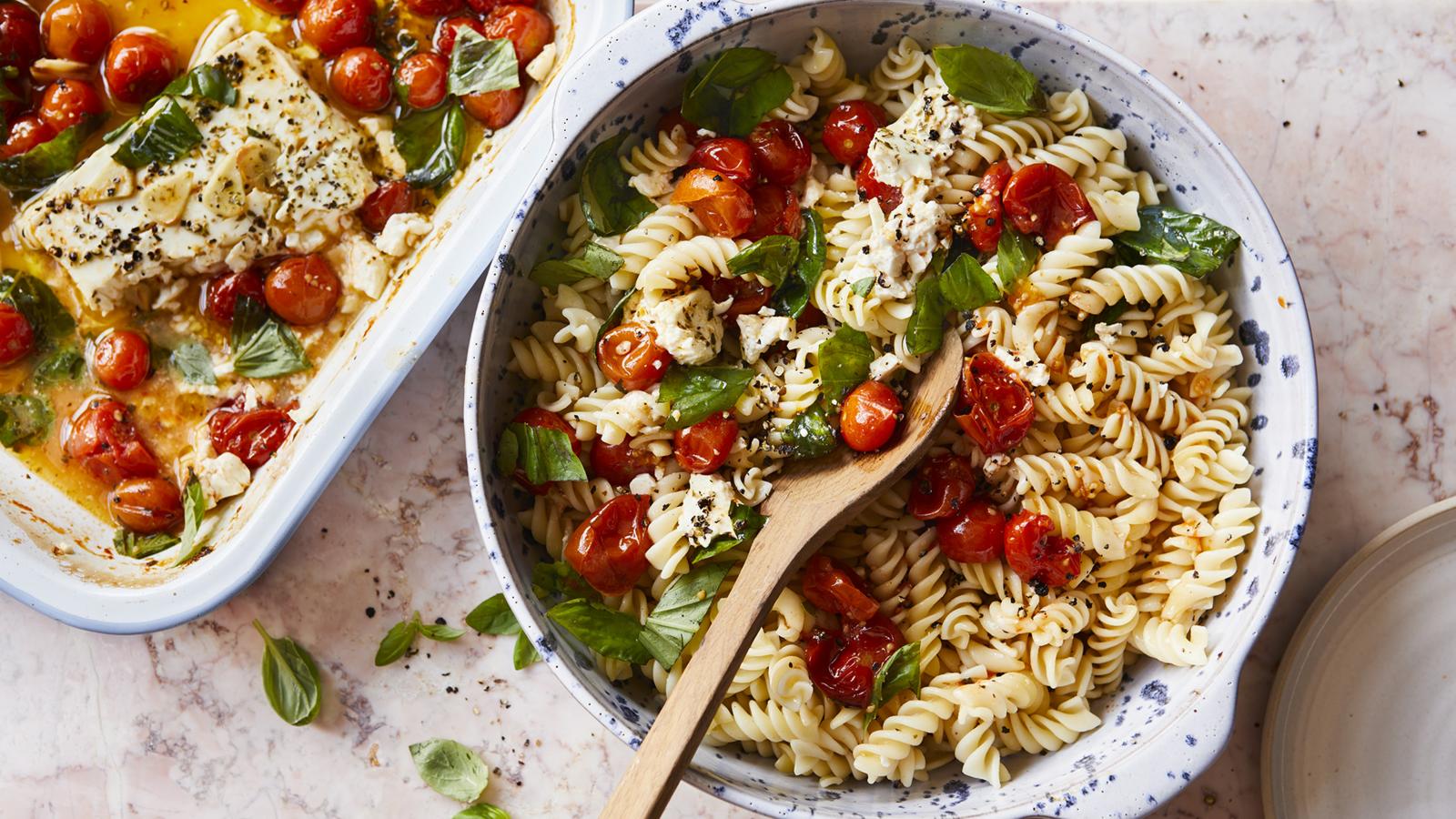 Baked feta pasta recipe - BBC Food