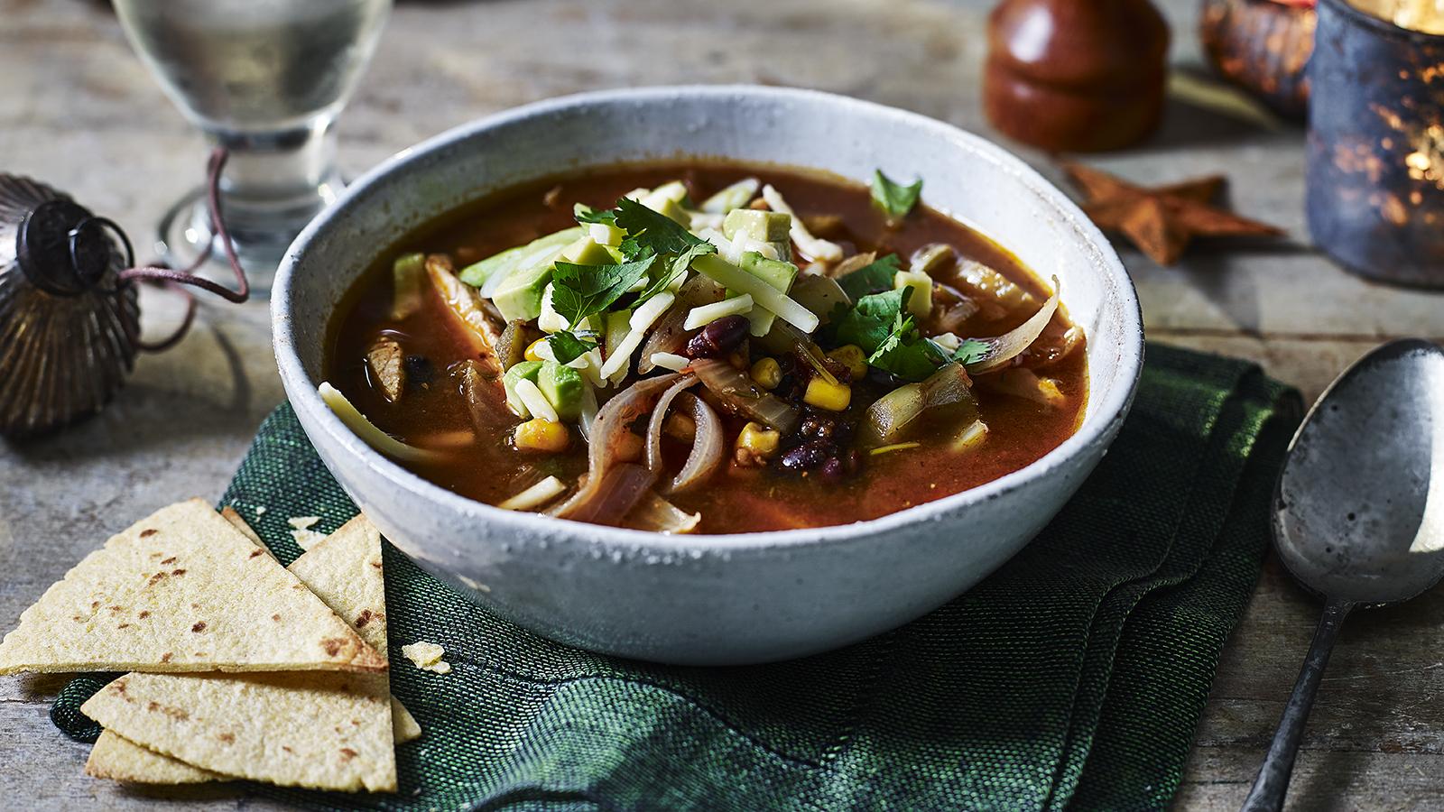 Turkey tortilla soup