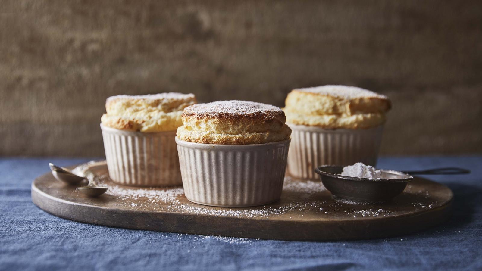 Vanilla soufflés