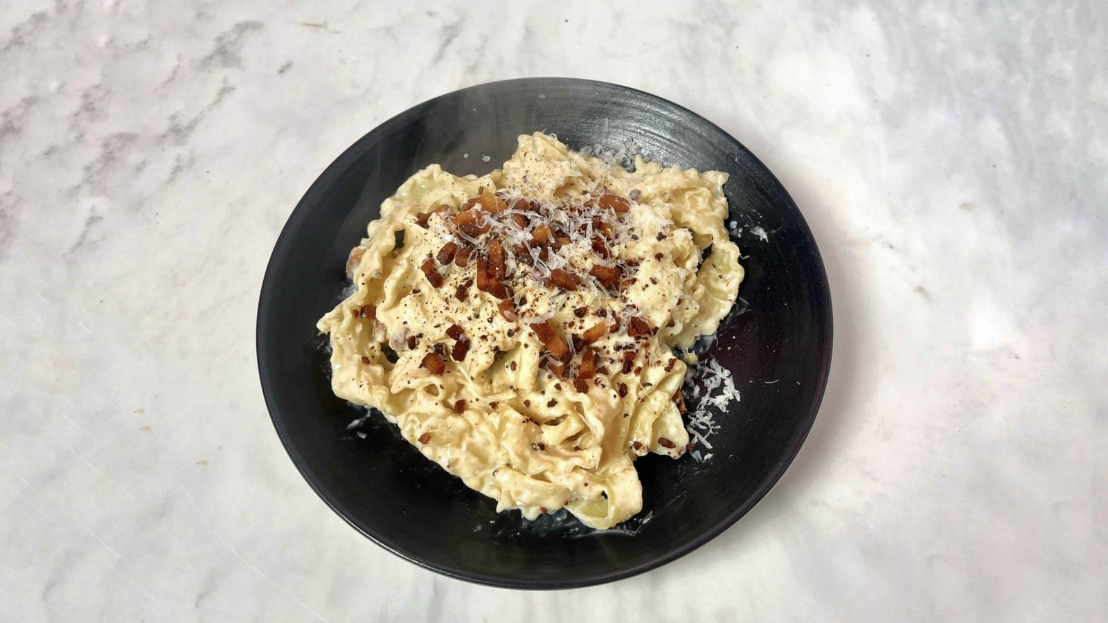 Vegan carbonara