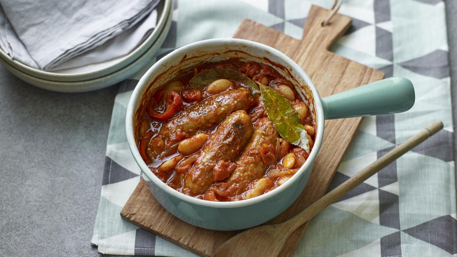 Vegetarian Sausage Casserole Recipe Bbc Food