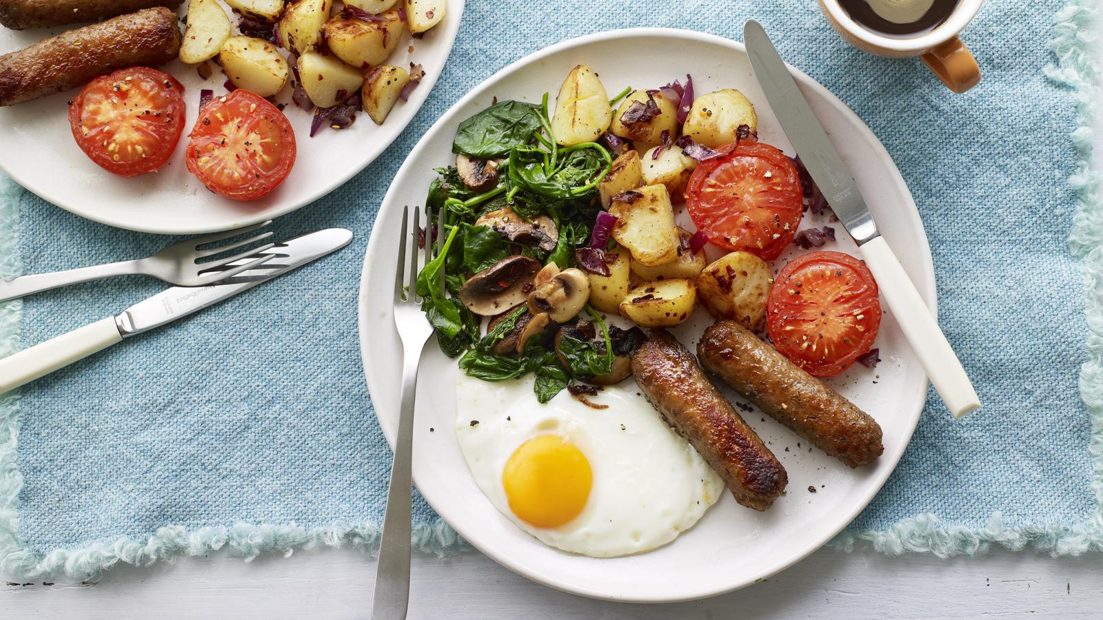 Veggie Breakfast Fry Up Recipe Bbc Food