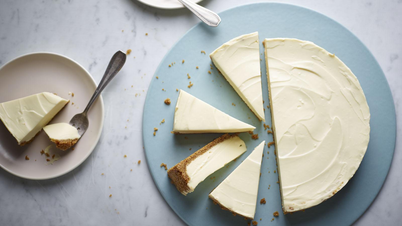 White chocolate cheesecake