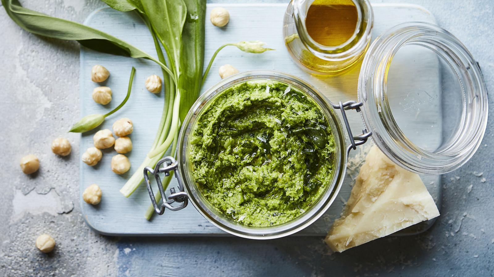 Wild Garlic Pesto Recipe - BBC Food