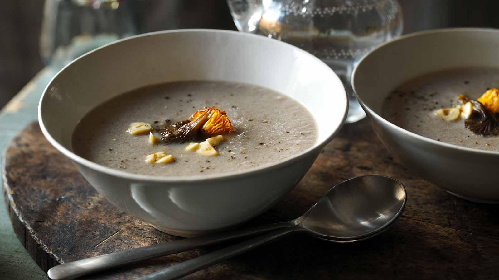 Wild mushroom soup