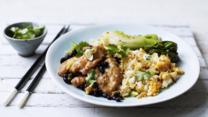 Chicken and black bean sauce with bok choi recipe - BBC Food