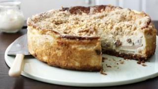 Apple crumble cheesecake recipe - BBC Food