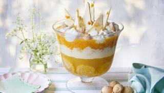 Lemon Swiss Roll And Amaretti Trifle Recipe - BBC Food