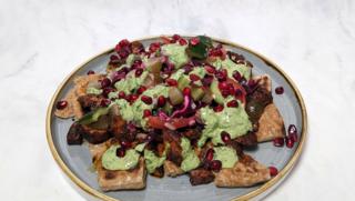 Shawarma shrooms with green sauce recipe - BBC Food