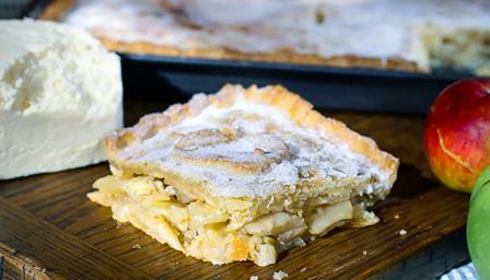 Apple and Wensleydale pie recipe