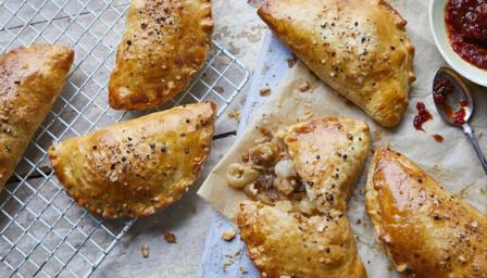 Cheese and onion pasties recipe - BBC Food
