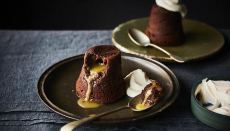 Gooey chocolate fondant puddings recipe - BBC Food