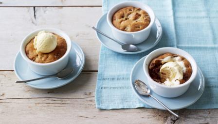 Chocolate chip cookie dough pots recipe - BBC Food