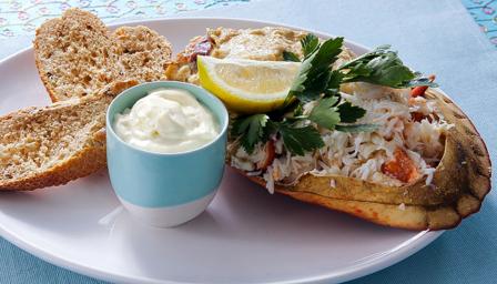 How to dress a crab recipe - BBC Food