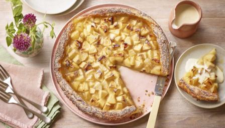 Express apple and pear open pie recipe
