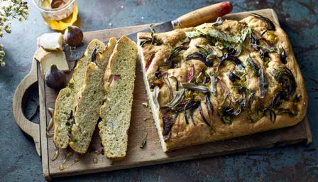 Garden Focaccia Recipe - BBC Food