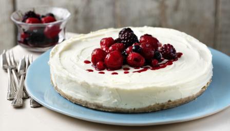 cheesecake lemon bake recipes food bbc recipe martin james cake make dessert ahead mascarpone berry cheese preparation less than wonder