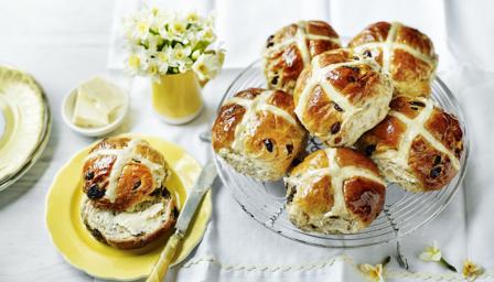 BBC Food - Recipes - Mary Berry's hot cross buns